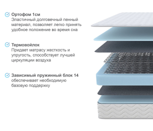 Матрас Орматек Спринг кокос 70*200